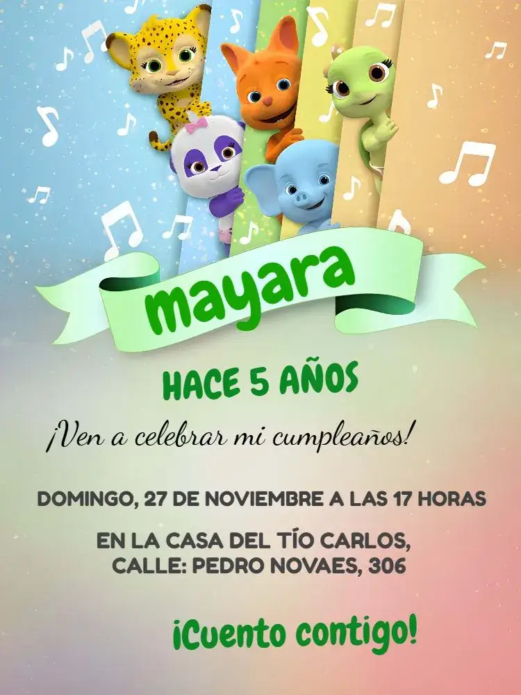 Invitación Fiesta De Las Palabras Coloridas – tema Fechas Conmemorativas colorido, divertido, moderno, creativo, jovial