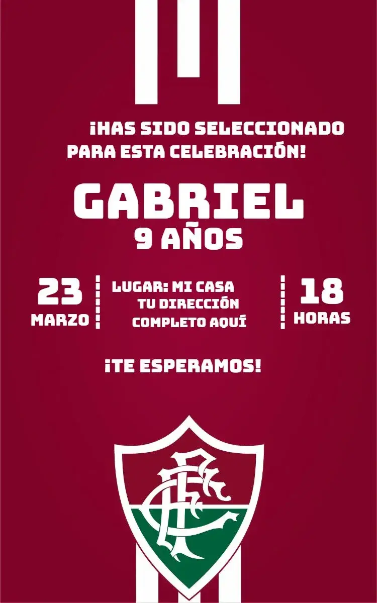 Invitación Fluminense 3