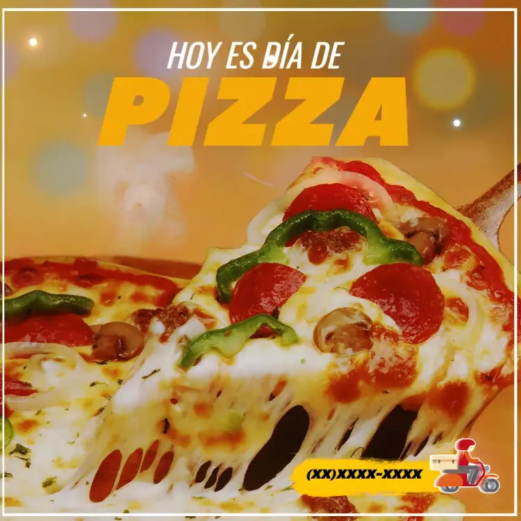 Invitación Publicación Para Pizzería