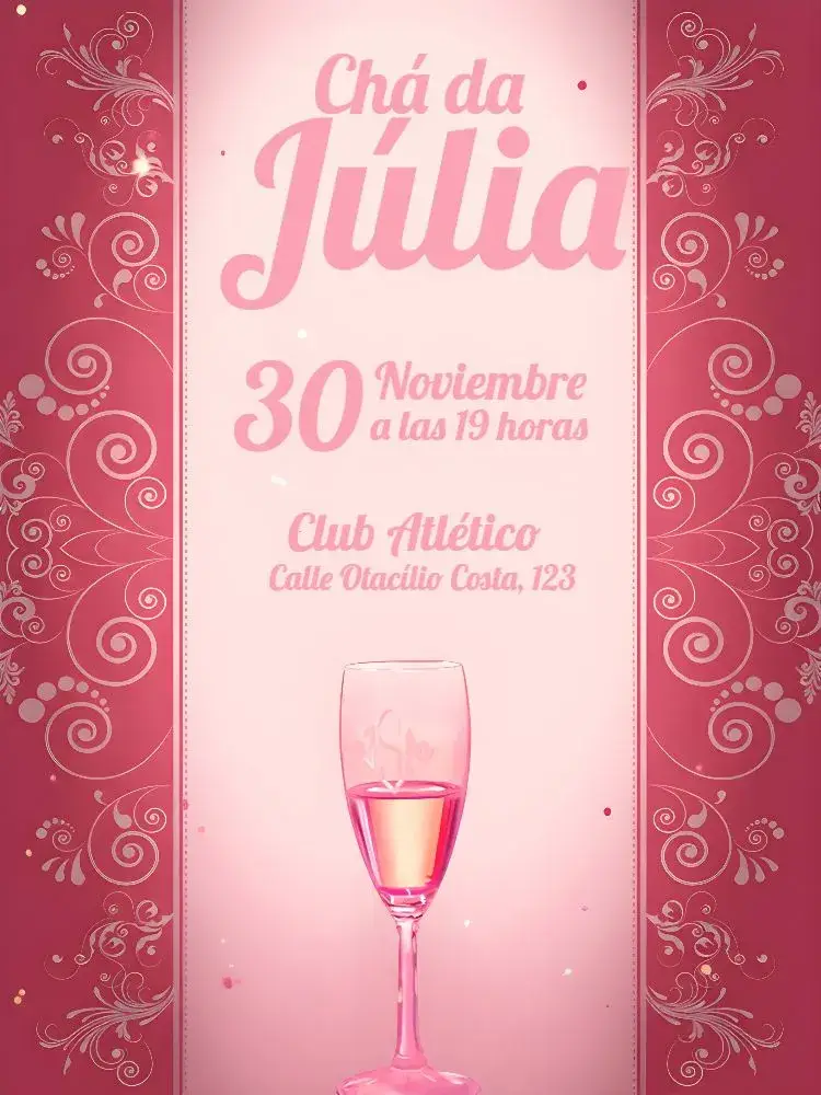Invitación Despedida de soltera de la novia