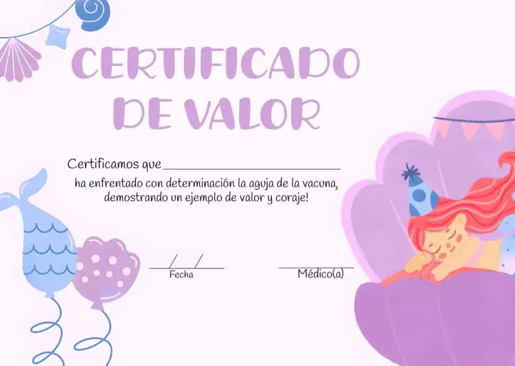Arte De Certificado Coraje Abc