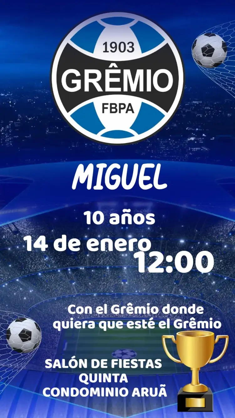 Invitación Grêmio