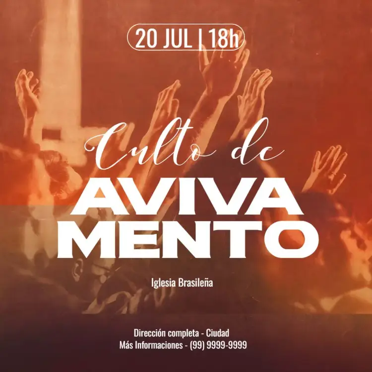 Invitación Publicación de Iglesia en Instagram