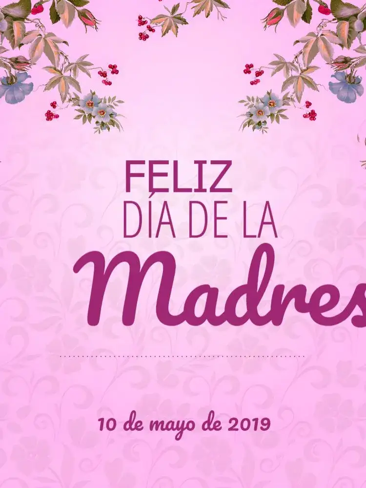 Invitación Publicación Día De La Madre Foto – tema Más buscados rosa, delicado, moderno, minimalista, floral