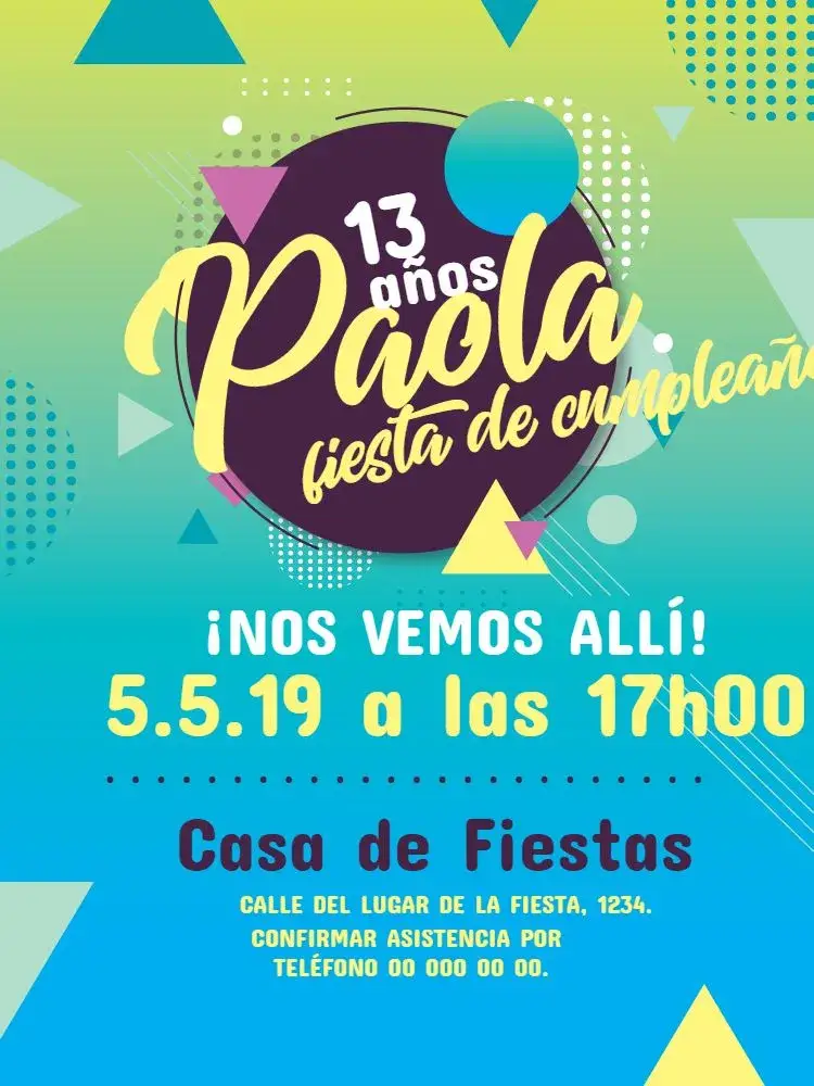Invitación Balada Verde