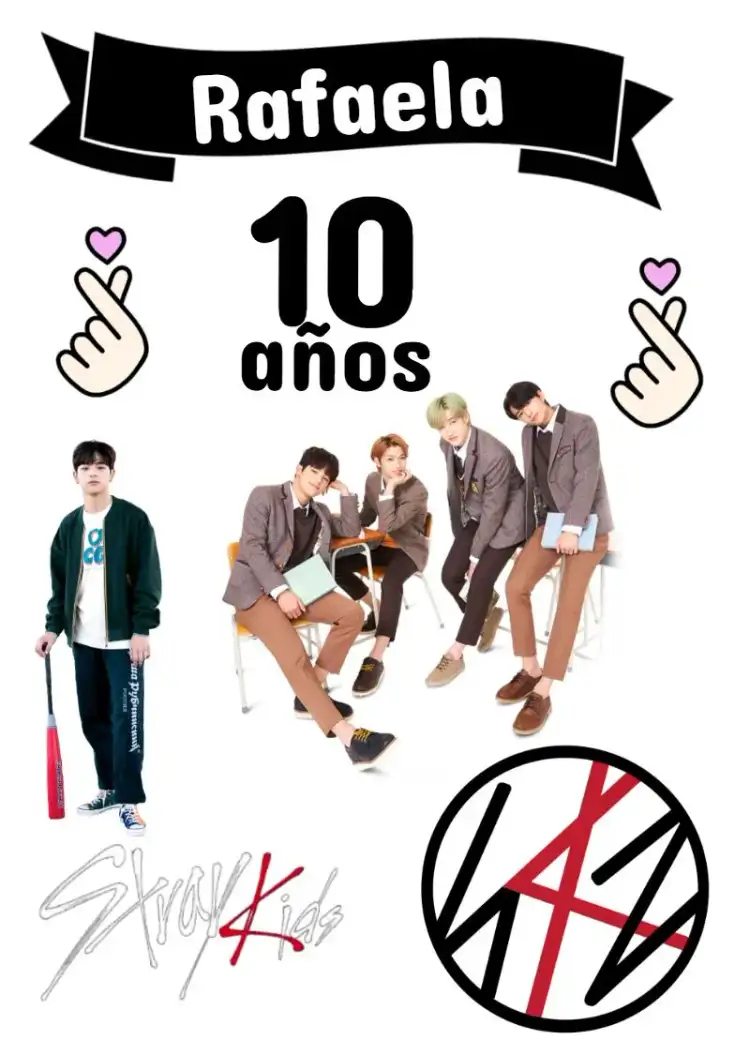 Topper de Pastel Stray Kids