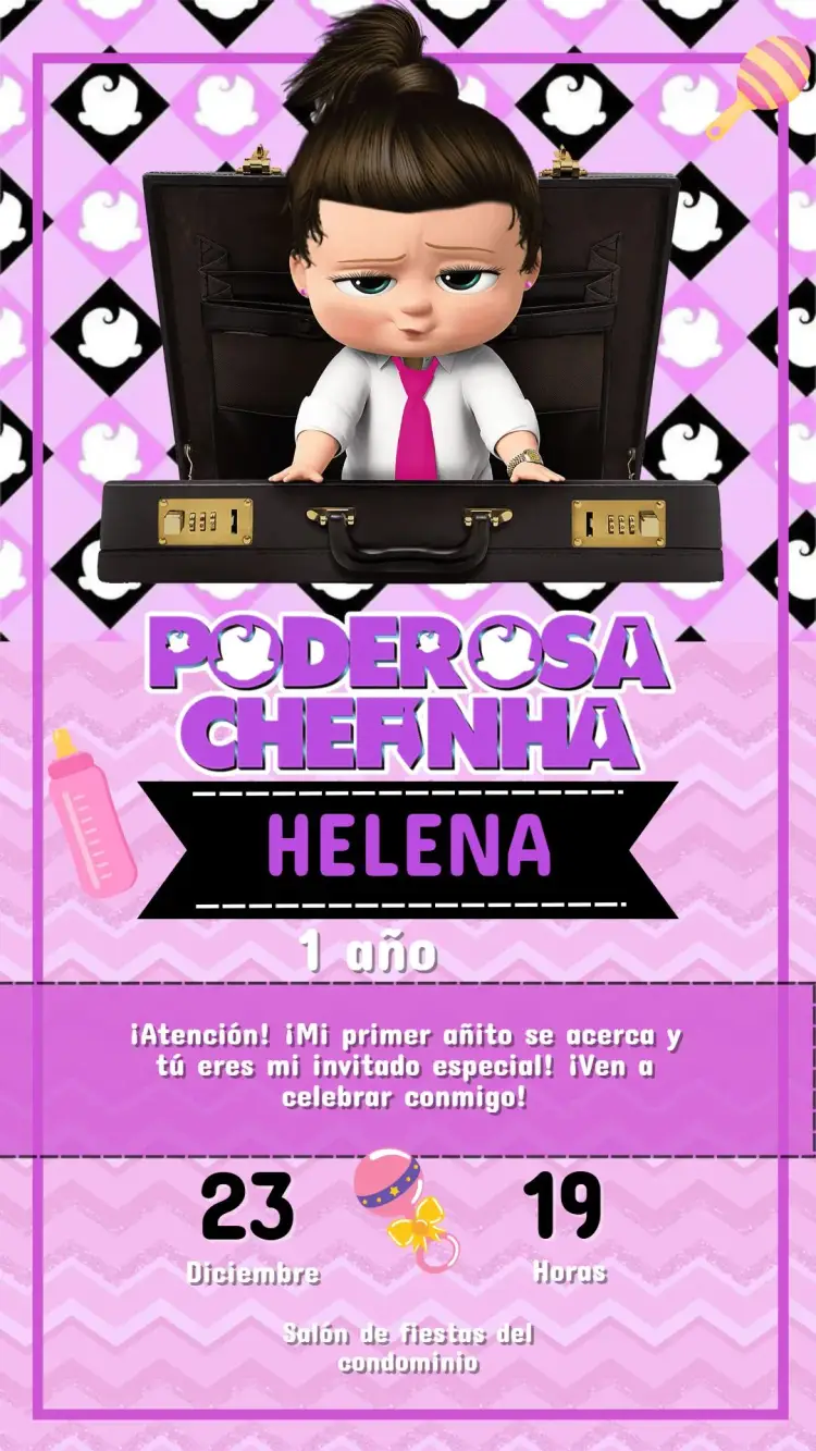 Invitación Digital Poderosa Chefinha