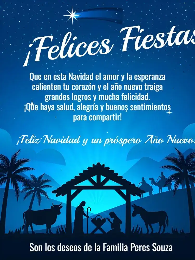 Invitación Tarjeta de Navidad – tema Fechas Conmemorativas navideño, sagrado, clásico, vintage, moderno, festivo