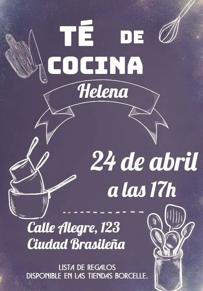 Despedida de Soltera Pizarra Lista
