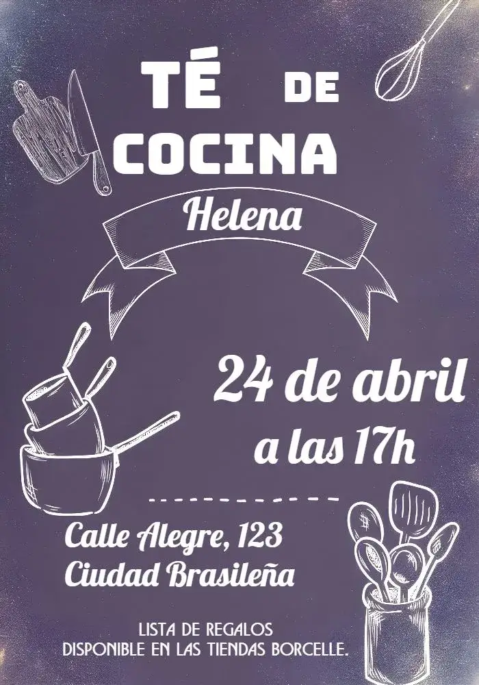 Invitación Despedida de Soltera Pizarra Lista – tema Despedida de Soltera pizarra, vintage, minimalista, acogedor, estilo rústico