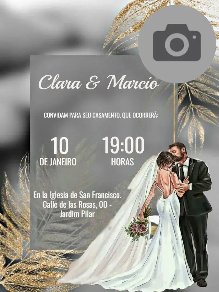Invitación Boda Con Lista De Regalos Blanco – tema Boda floral, delicado, primavera, blanco, elegante, moderno