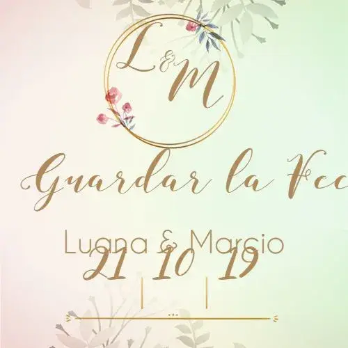 Invitación Save The Date Floral Flores editable y personalizable
