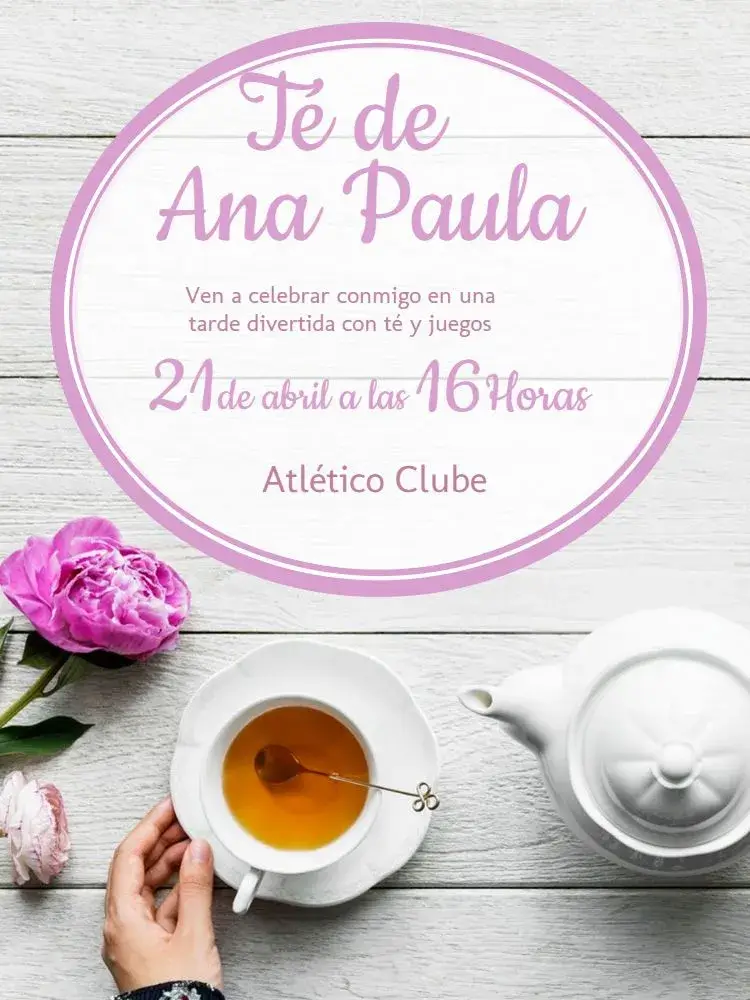 Invitación Despedida De Soltera Digital editable y personalizable