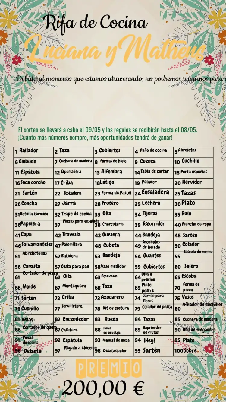 Invitación Despedida de Soltera Floral Cocina – tema Despedida de Soltera floral, moderno, colorido, alegre, elegante