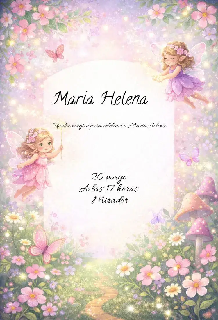 Invitación Hada
