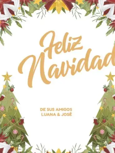 Invitación Tarjeta de Navidad