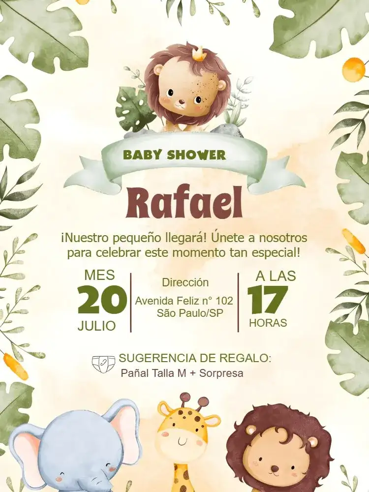 Baby Shower Safari