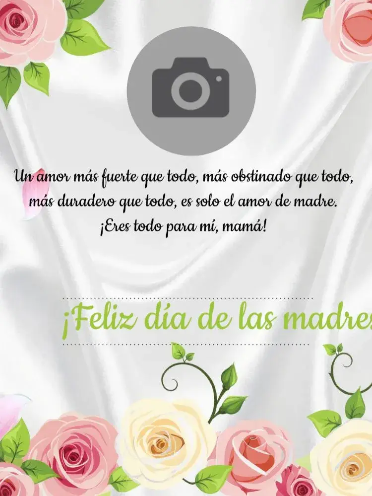 Invitación Publicación Día De La Madre Con Foto De Regalo