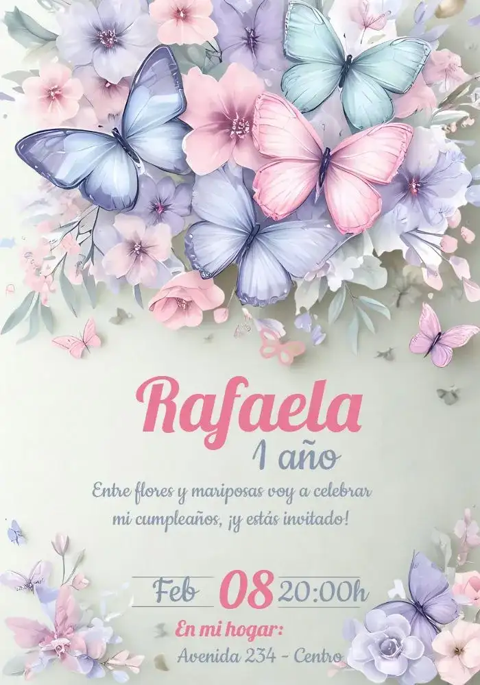 Jardín De Las Mariposas Infantil