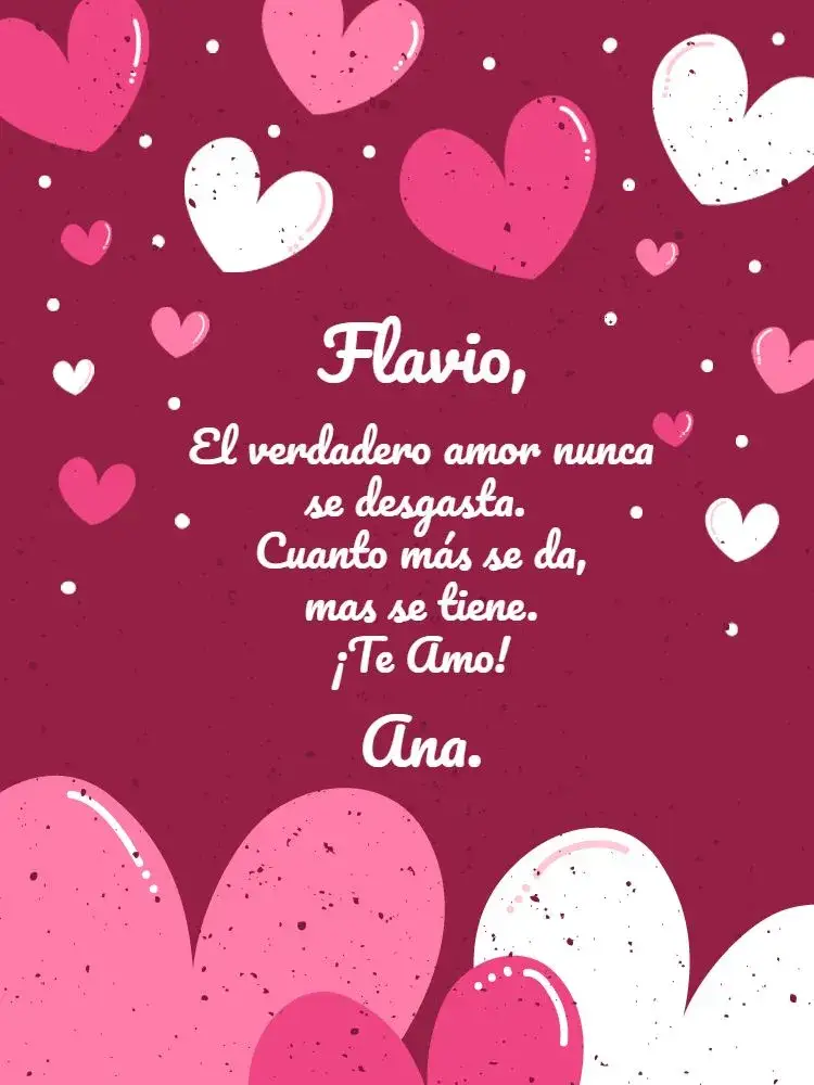Invitación Tarjeta Con Mensaje De Amor Rosa Frase – tema Tarjeta rosa, romántico, moderno, minimalista, corazón