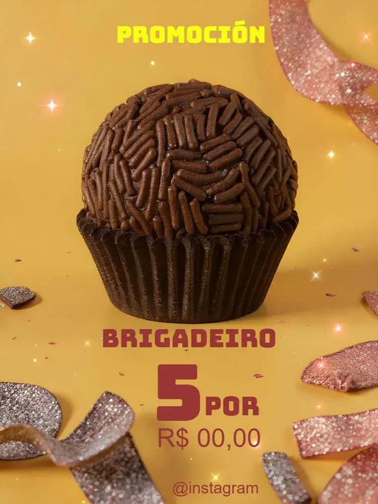 Invitación Publicación de Promoción Kit Fiesta Brigadeiro – tema Más buscados modernos, divertidos, coloridos, dulce, festivo, alegre