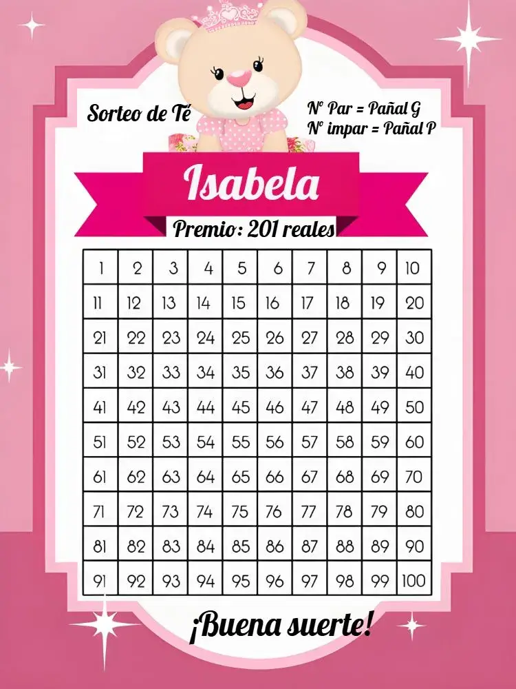 Invitación Baby Shower Princesa Osita editable y personalizable