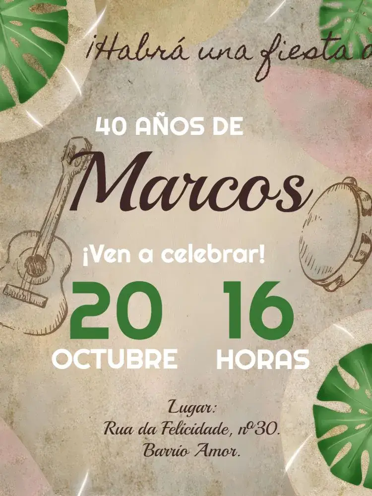 Invitación Pagode Pagodinho