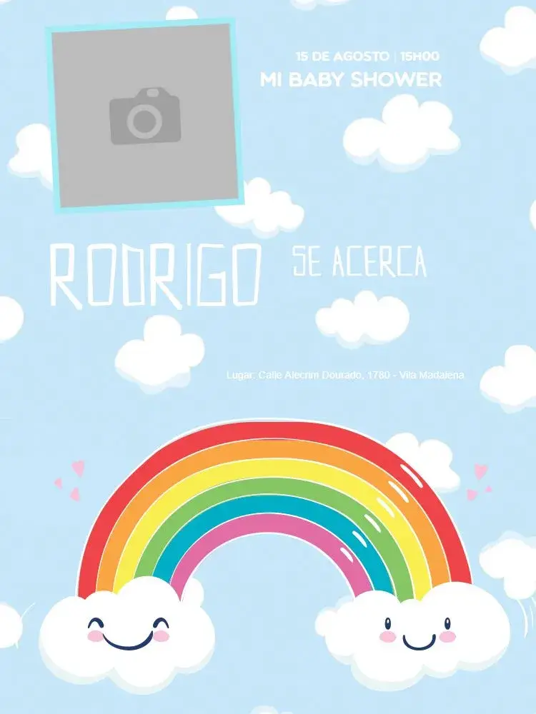 Invitación Baby Shower Personalización