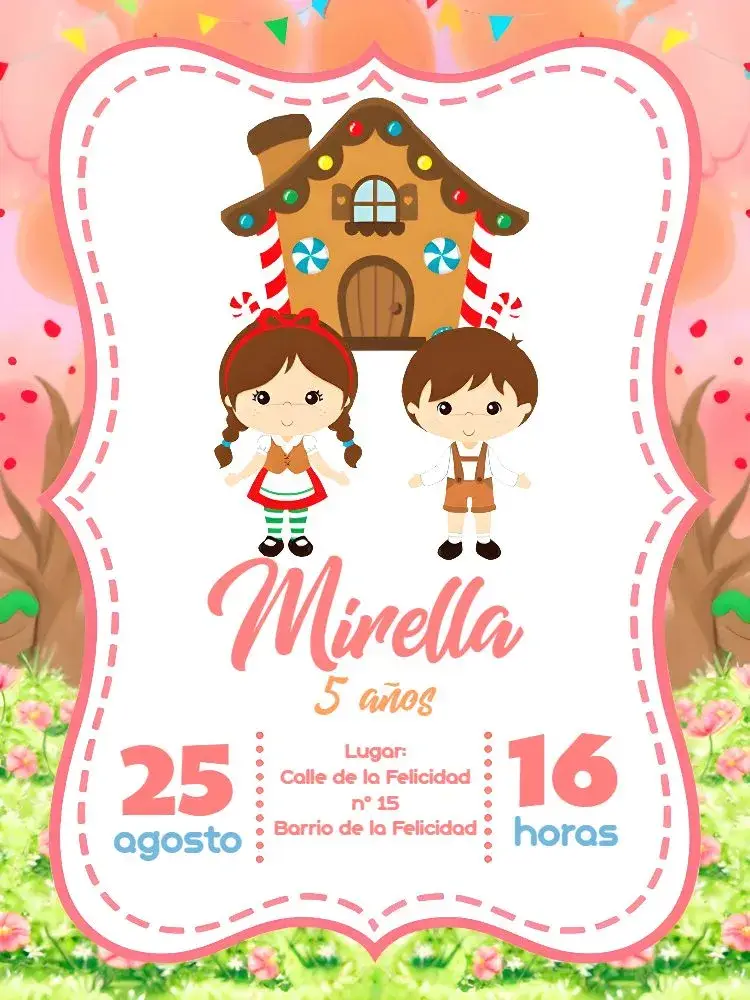 Invitación João y María Marco editable y personalizable