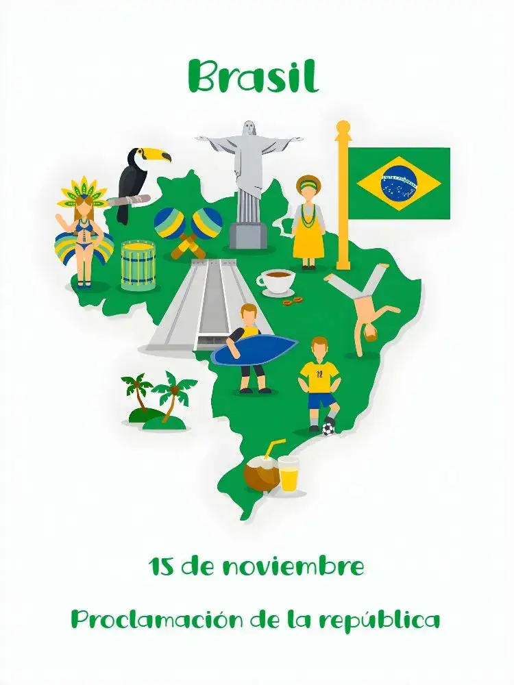 Invitación Post Proclamación De La República Gobierno – tema Fechas Conmemorativas patriótico, colorido, moderno, vintage, minimalista