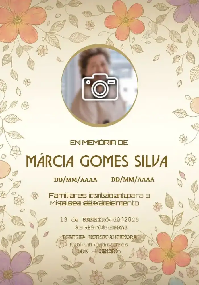 Misa De Fallecimiento Con Foto Velorio