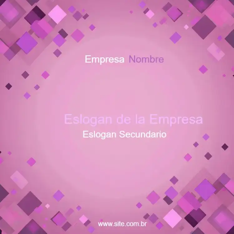 Publicación Para Empresa Abstracta Púrpura
