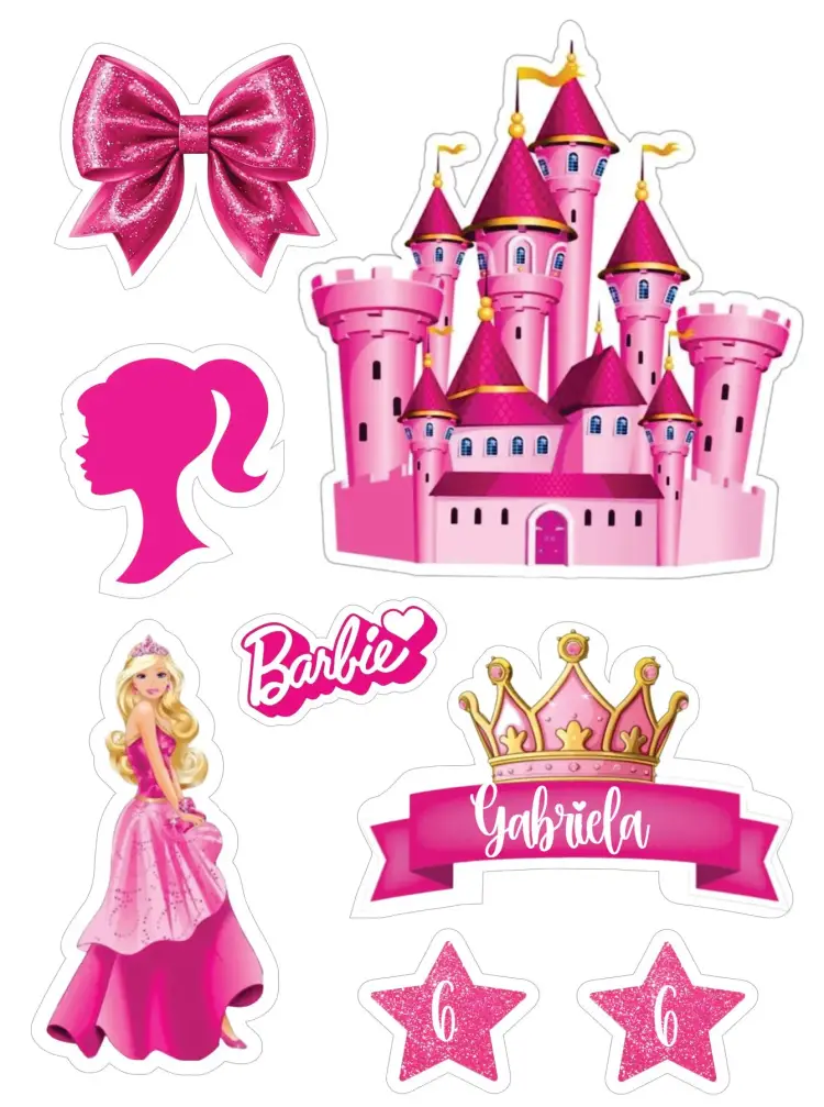 Invitación Barbie