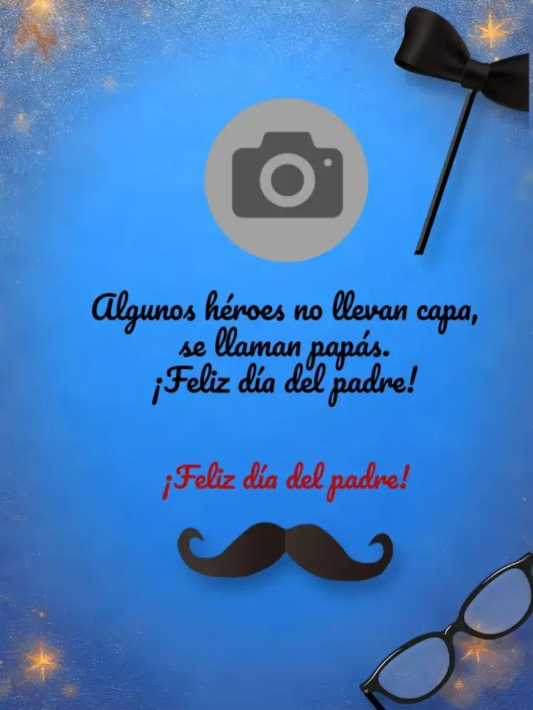 Invitación Publicación Día Del Padre Con Foto De Héroe