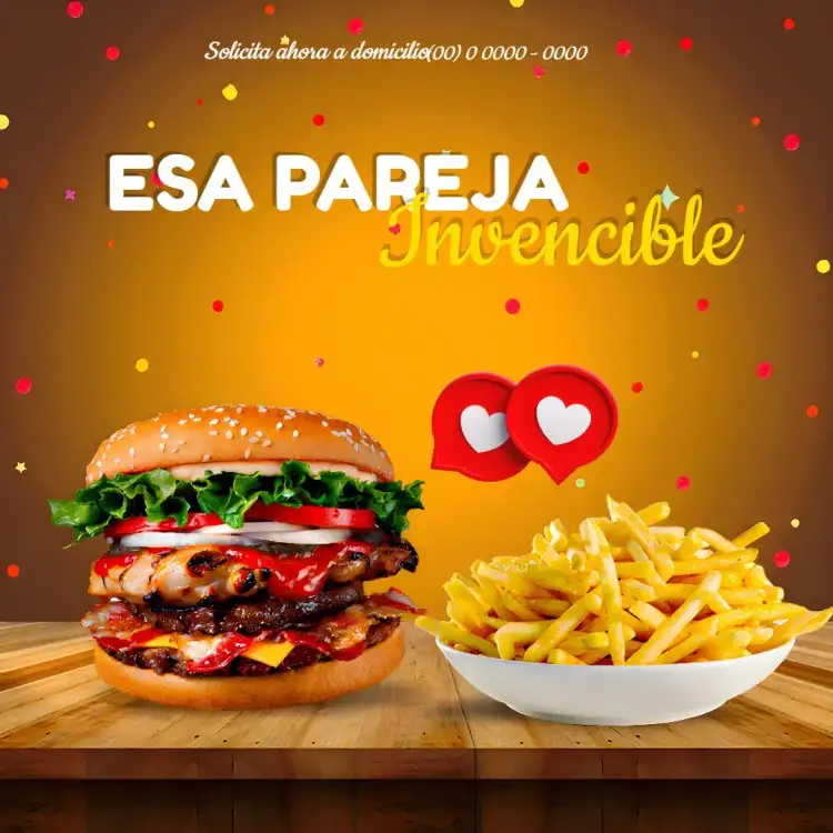Publicación Para Hamburguesería Corazón