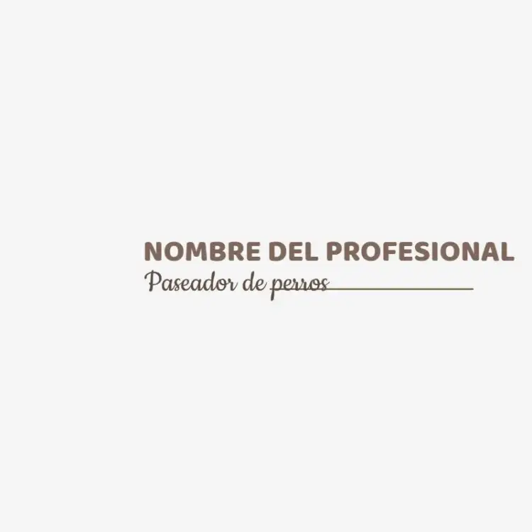 Invitación Logotipo Para Cuidador De Animales Pet Sitter Perros