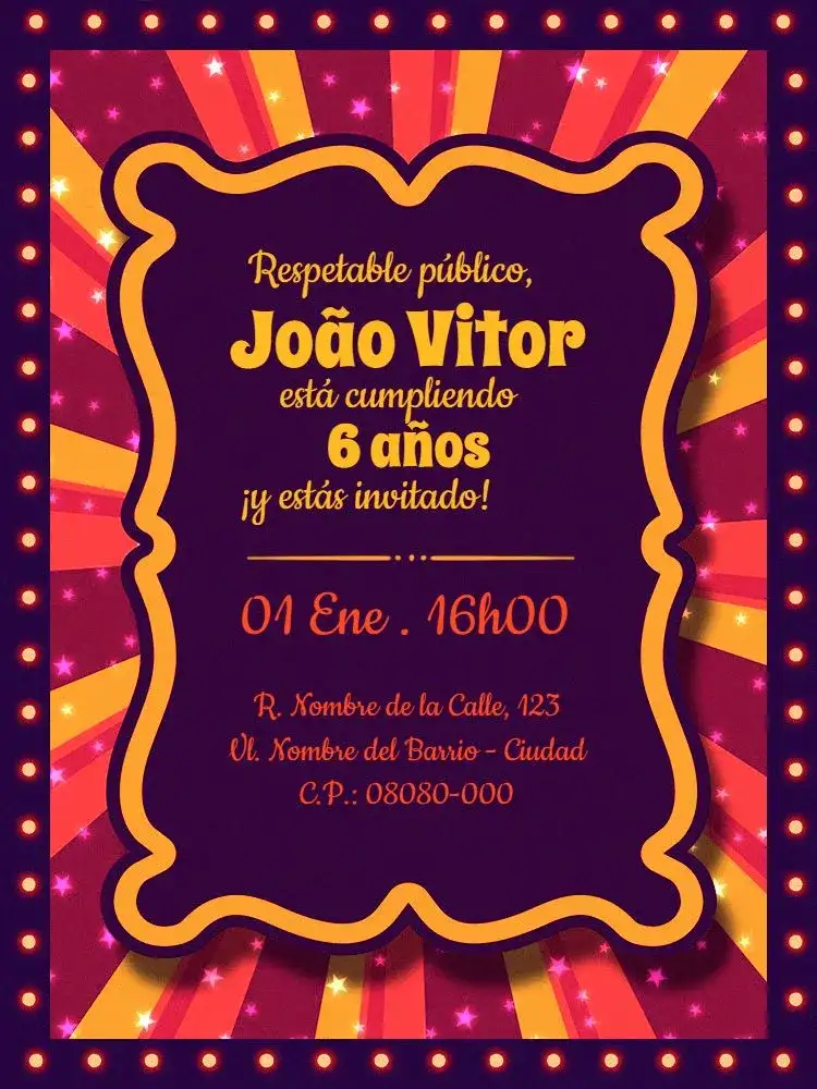 Virtual Infantil - Circo Estrellas