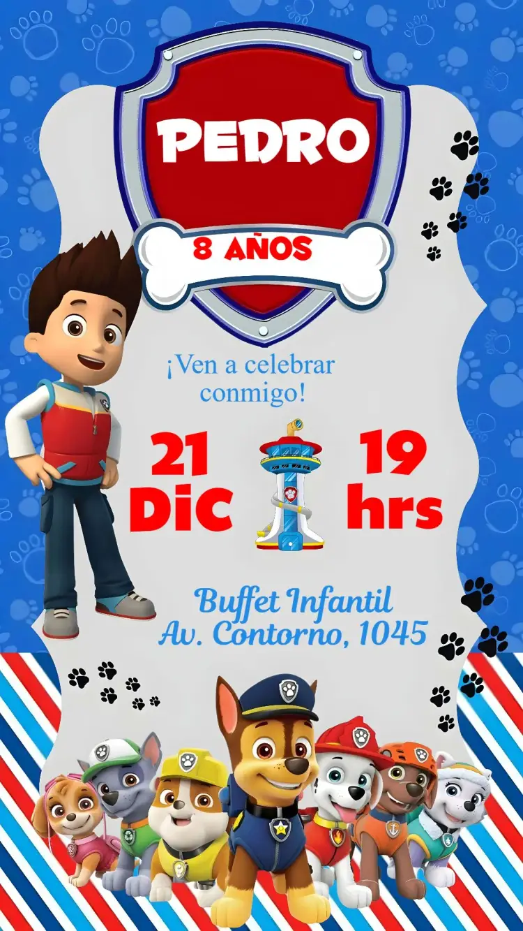 Invitación Patrulla Canina