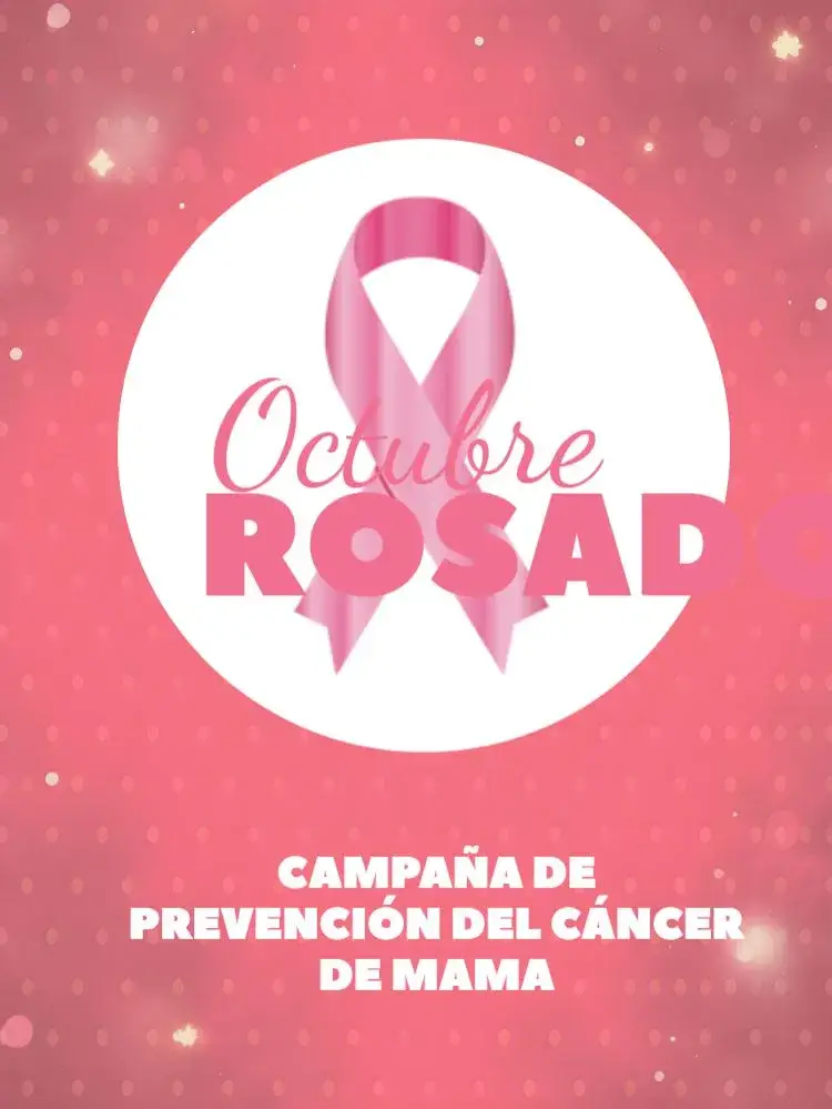 Invitación Publicación Para el Cáncer de Mama en Octubre Rosa editable y personalizable