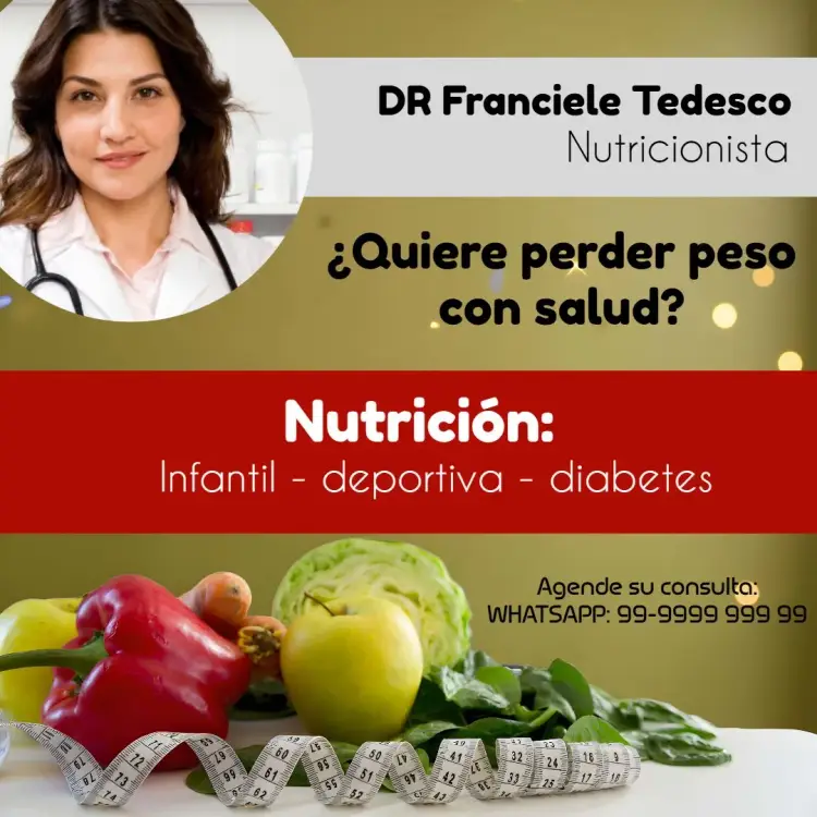 Invitación Publicación Para Nutricionista Con Foto Gris