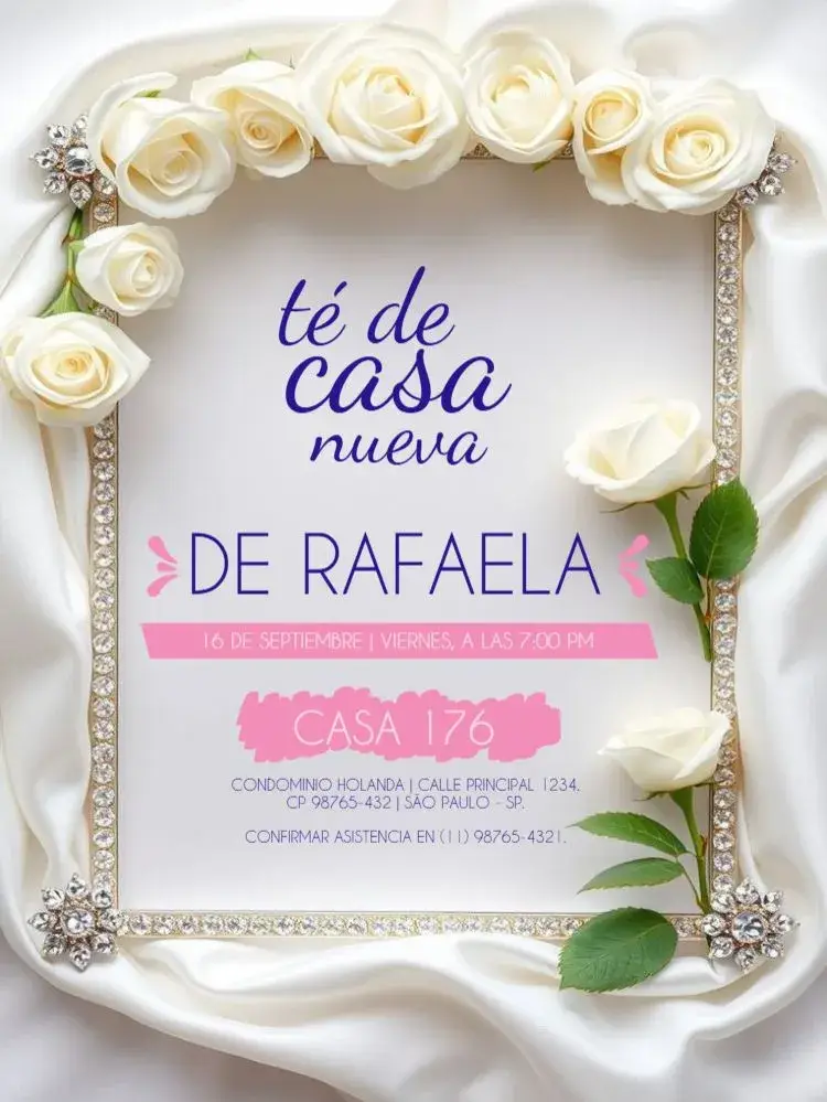 Invitación Chá De Casa Nueva Para Editar Soltera
