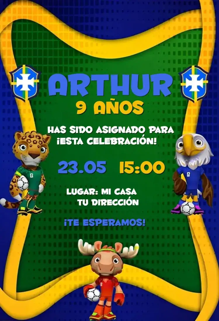 Invitación Copa del Mundo 7