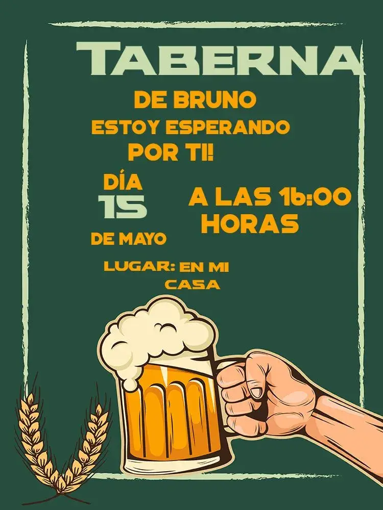 Invitación Bar de Whatsapp