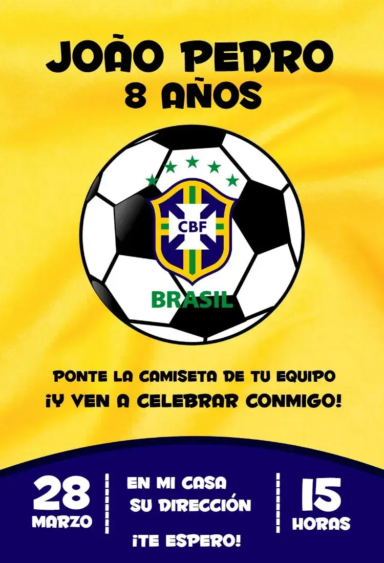 Invitación Copa del Mundo 2