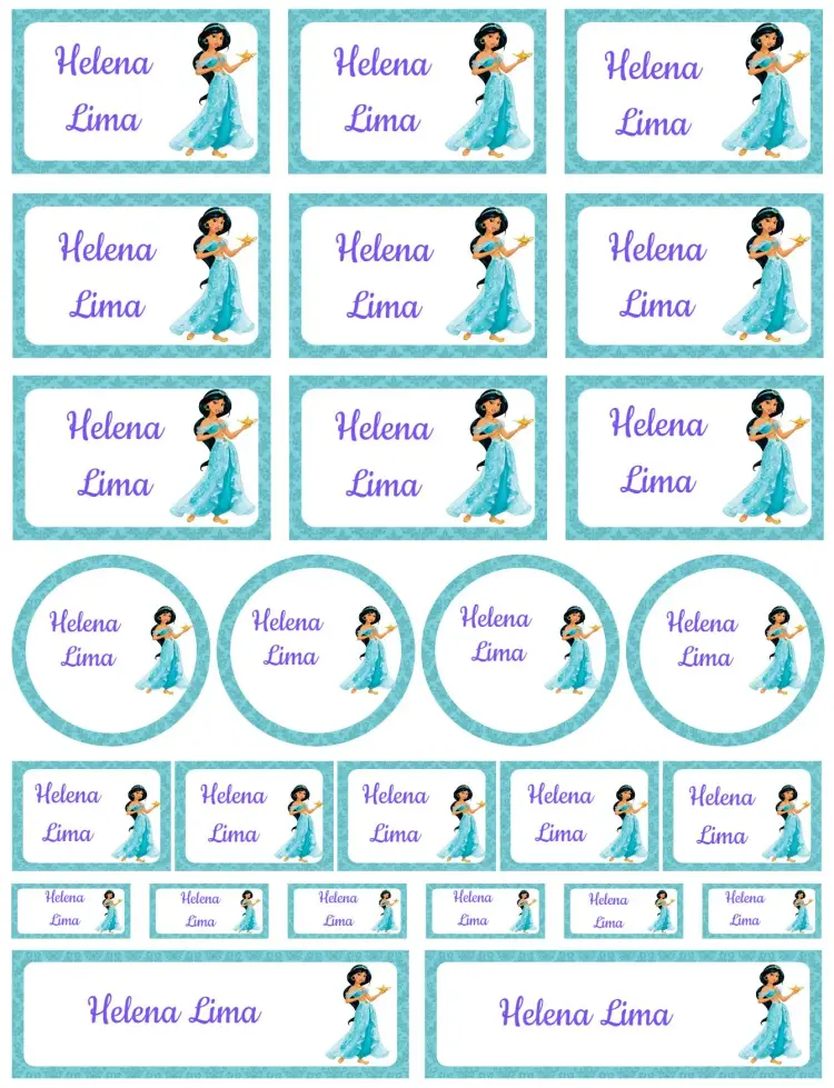 Invitación Princesa Jasmine
