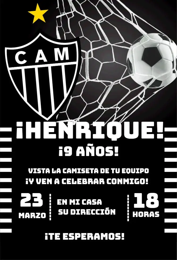 Invitación Atlético Mineiro 4