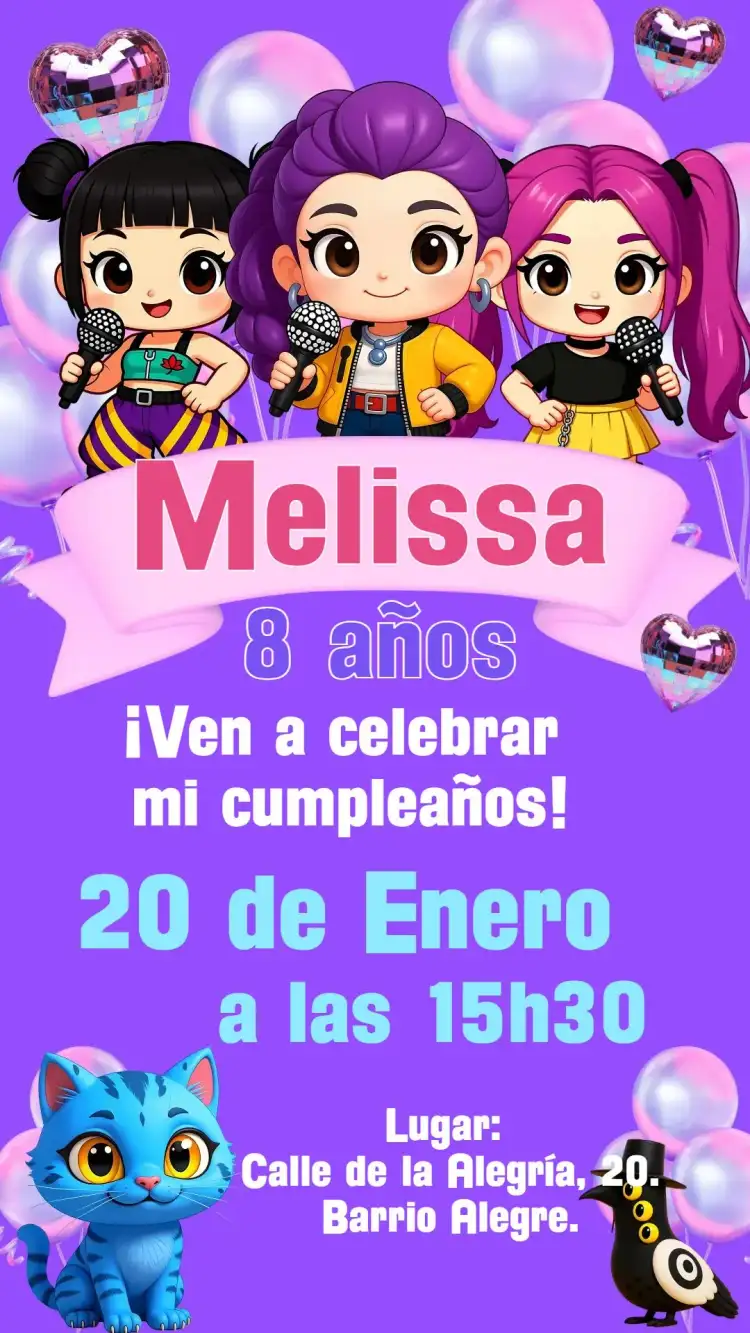 Cumpleaños Guerreras del K-Pop