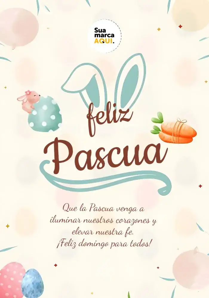 Invitación Historias De Pascua Menú – tema Fechas Conmemorativas colorido, alegre, moderno, divertido, festivo, temático