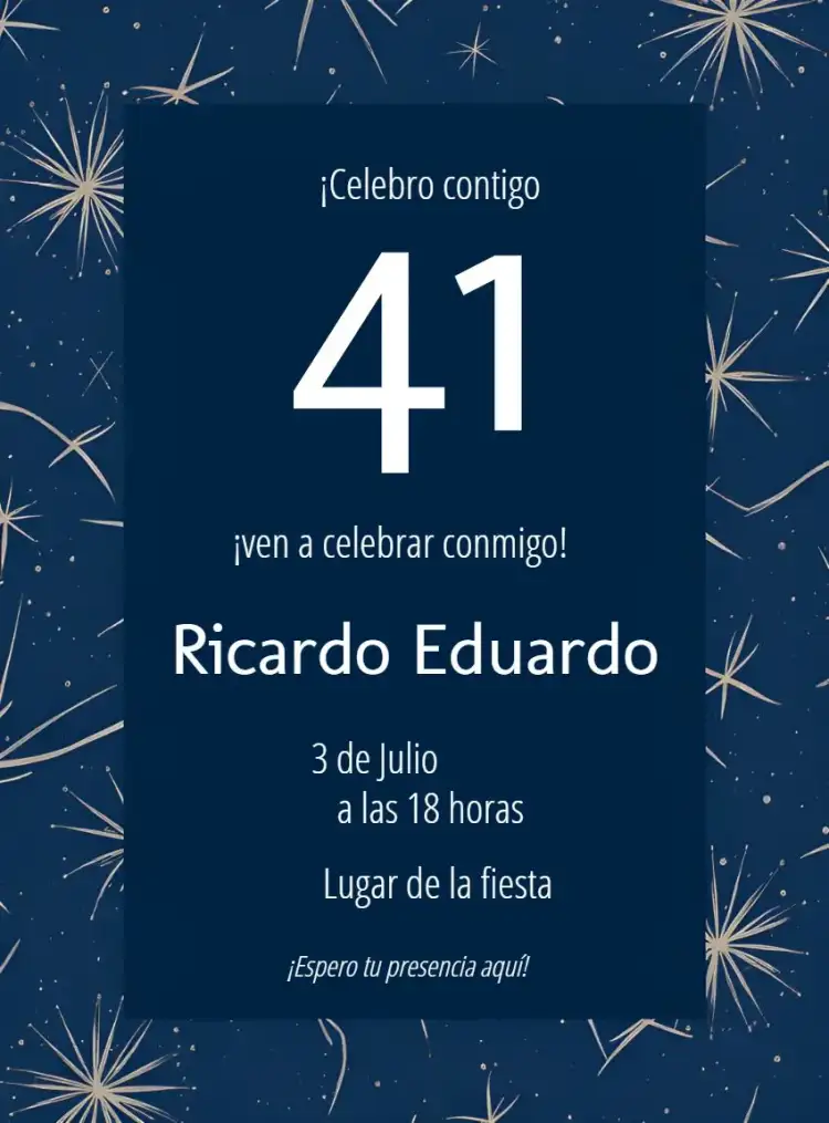 40 Años Hombre Azul Marino Adulto