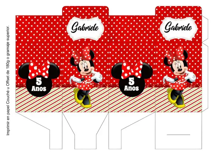 Caja Milk Minnie Mouse Frame